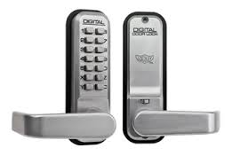 Digital door lock supplied and fitted by locksmiths in Milton Keynes